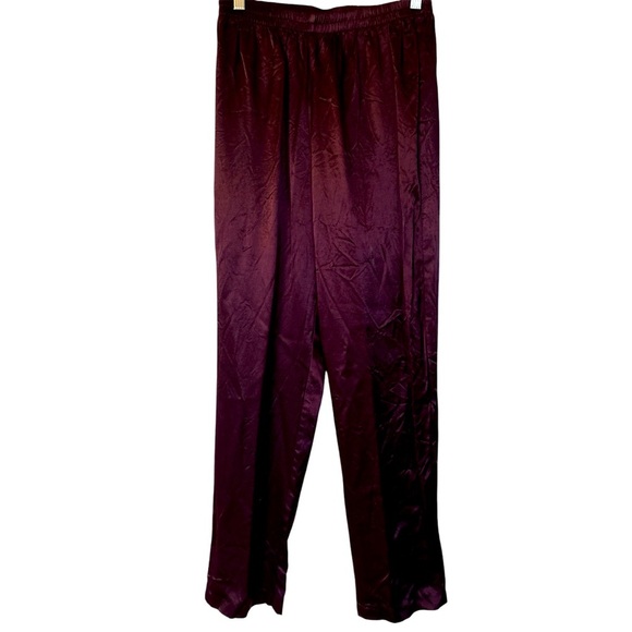 Liz Baker Rayon Wine Pants - Picture 1 of 3